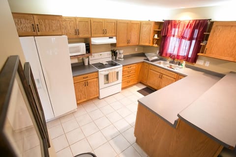 Completely stocked kitchen for cooking/serving/entertaining your group.