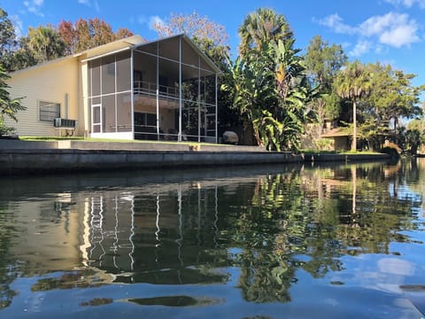 View from the canal, back of the house