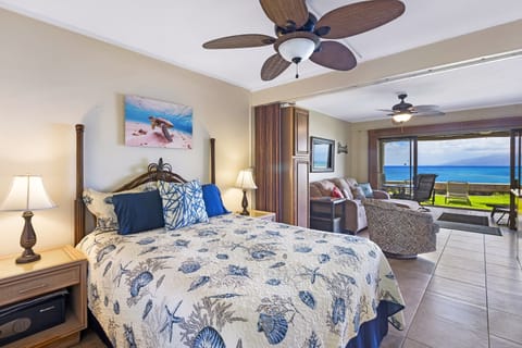 Ocean and Neighboring Island views from inside the condo