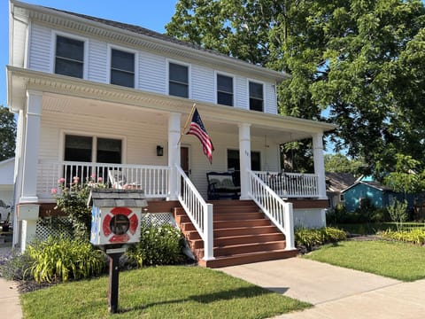 Relax on our spacious front porch.