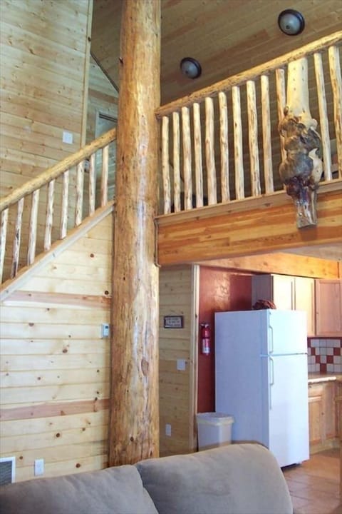 Beautiful woodwork leading to the loft.