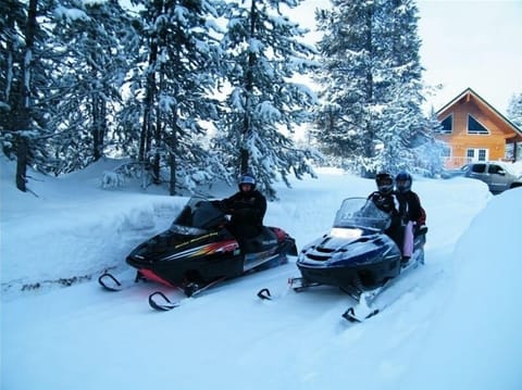 Snowmobile, Xcountry ski, snowshoe, hike, or 4 wheel right from the front door!