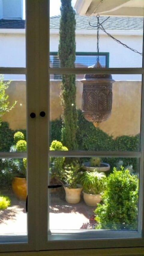 View to Courtyard from Dining Area