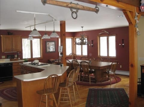 Kitchen and Dining Room opens into Great Room