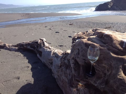 Our house HAS a beach and not just a nice photo!