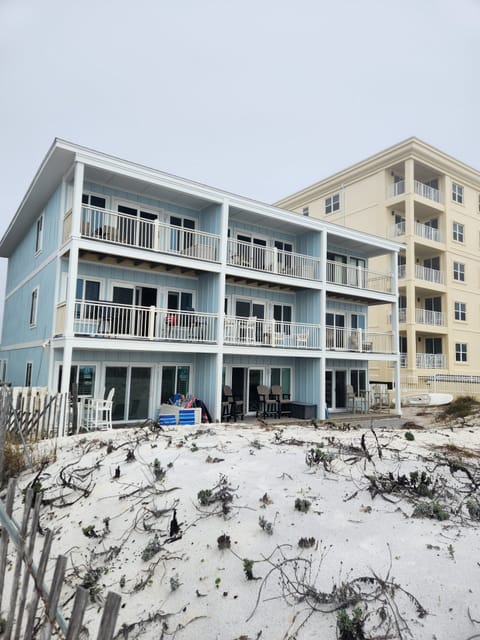 Beach side. Building all new siding balconies.