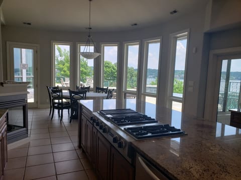 Wall of Windows from Kitchen