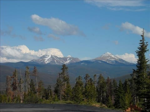 View from the porch.... Towards Breckenridge and the Blue River Valley.