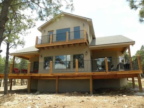 Back of the Home that enjoys the beautiful mountain and valley views