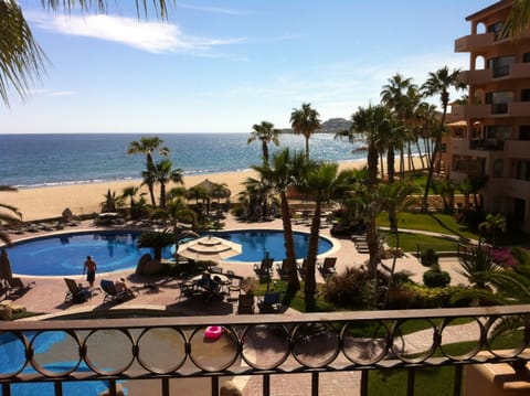 Beautiful view of the beach, ocean & Palmilla Point from the terrace.