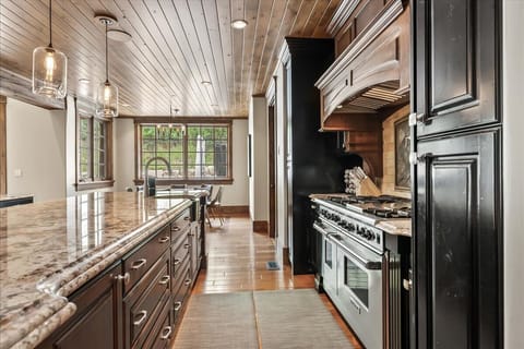 Kitchen with high end appliances