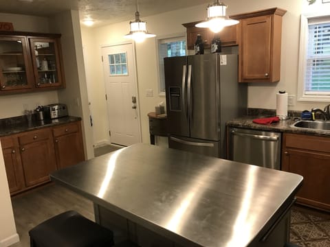 Front entry into kitchen area.