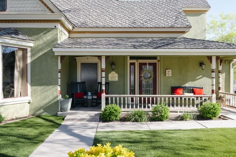 Relaxing Front Porch with rockers