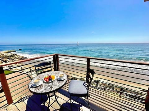 Plan your day over coffee on the private Master Suite deck..