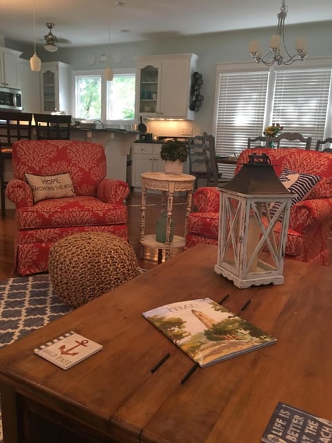 Lots of games and puzzles stored in the coffee table