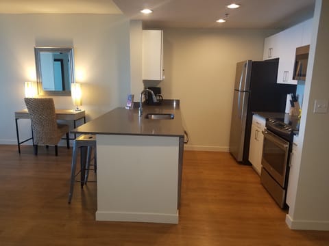 Harbor Steps NE 2201 gorgeous remodeled kitchen