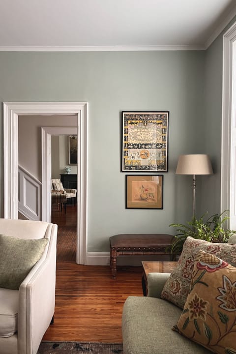 Vintage posters featured throughout the house