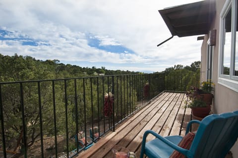 View from the upstairs balcony