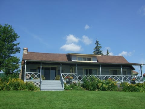 Front of Kildare Cottage facing the Lake  with many Waterfront Views