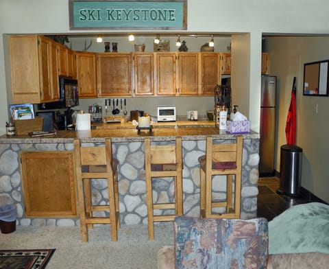 Kitchen from living room.