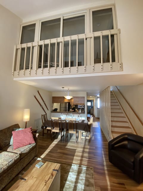 Main Floor with Loft that Sliding Glass Doors and Privacy Shade