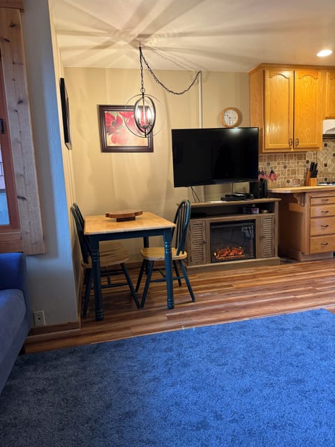 Wonderful dinning area and cozy fireplace