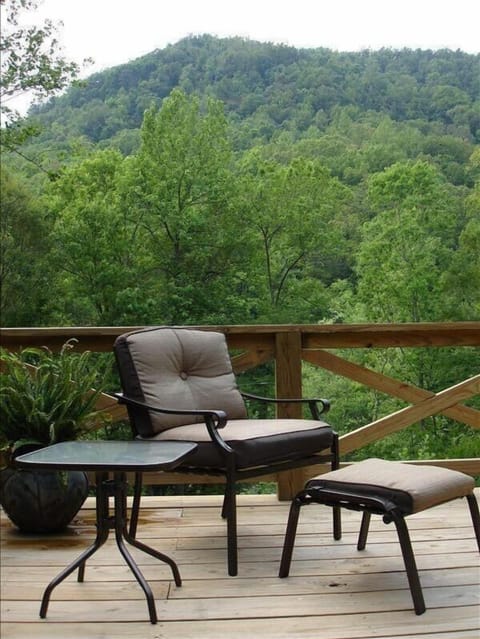 Beautiful view of Long Cove Mountain from the deck