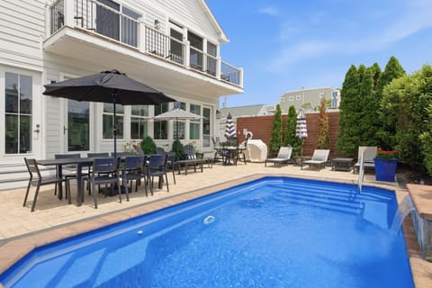 Gorgeous private pool for your vacation enjoyment.  New waterfall feature added in 2025.