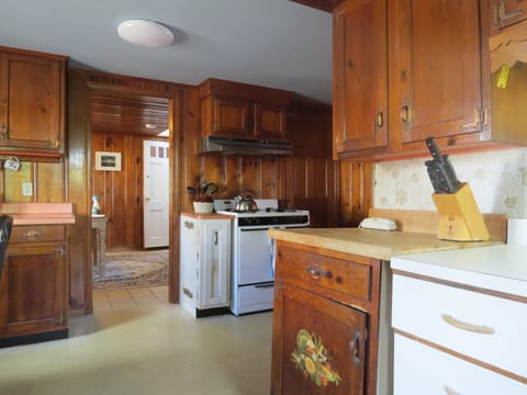 Other side side of kitchen. Sink and dishwasher not shown.