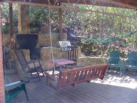 Covered Deck with Grills