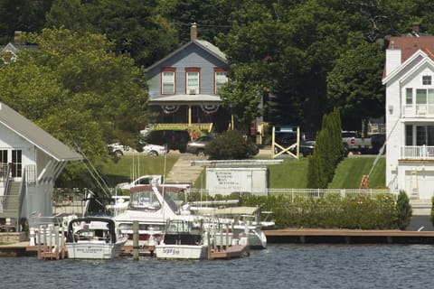 Serendipity House looks out over the sparkling Betsie Bay.