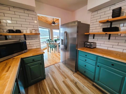 Kitchen looking into the dining room.