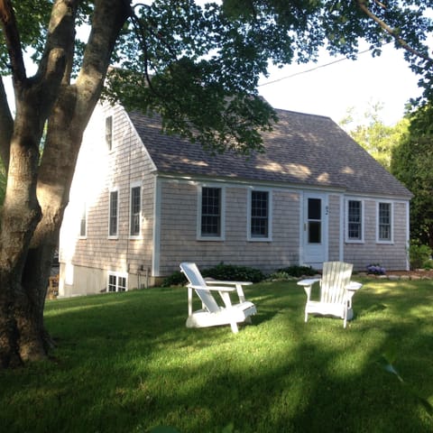 Front Yard with Adirondack Chair Seating