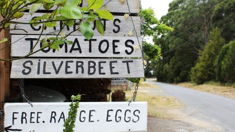 Organic seasonal produce at the end of your street.