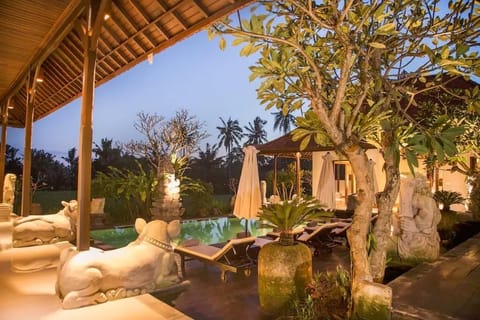 Villa with Rice Fields View