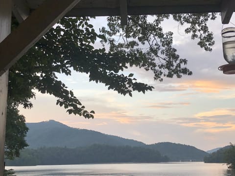 View from the upstairs deck 