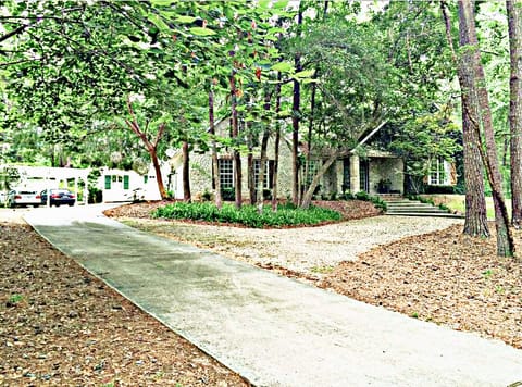 Driveway & 1 of 3 parking pads: There is plenty of extra parking space.