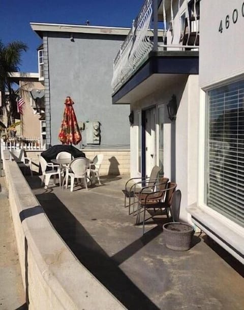 Patio with BBQ on Seashore Drive
