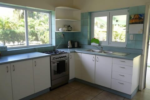 Bright modern kitchen, well equipped