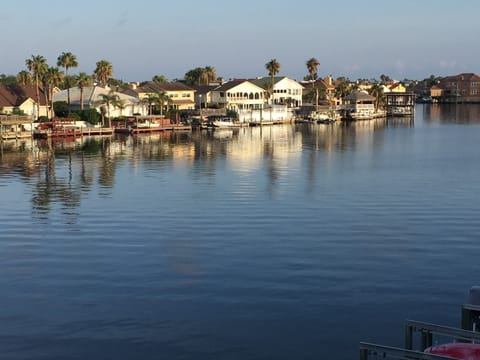 Early morning view from balcony