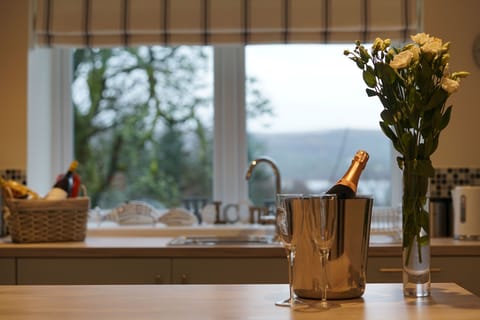 Views through the trees to the loch