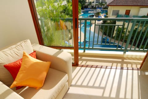 View of pool from Master bedroom
