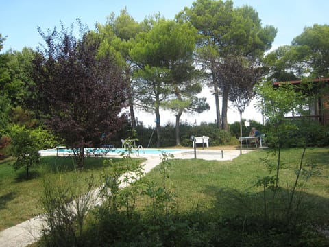 Path from Main villa to pool and poolhouse