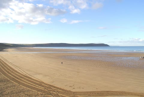 View of Woolacombe Beach from Southover Beach Apartments 