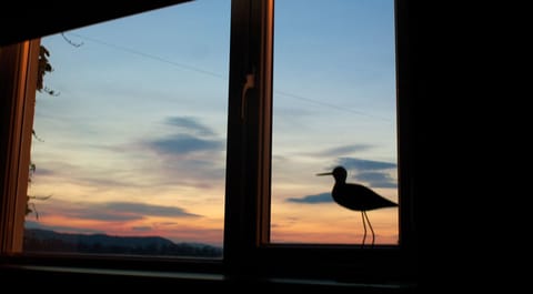 Sunset from bedroom window