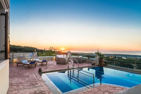 Enjoy beautiful sunsets by the pool area.