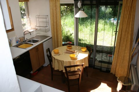 Kitchen from top stairs