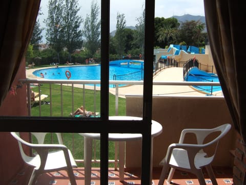Pools/Garden view from balcony