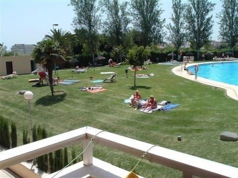 Pools/Garden view from balcony