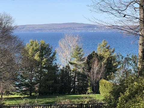 Summer view from upper level deck